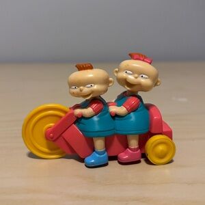 Vintage Burger King 1998 Rugrats Phil & Lil Twin Rider Figure